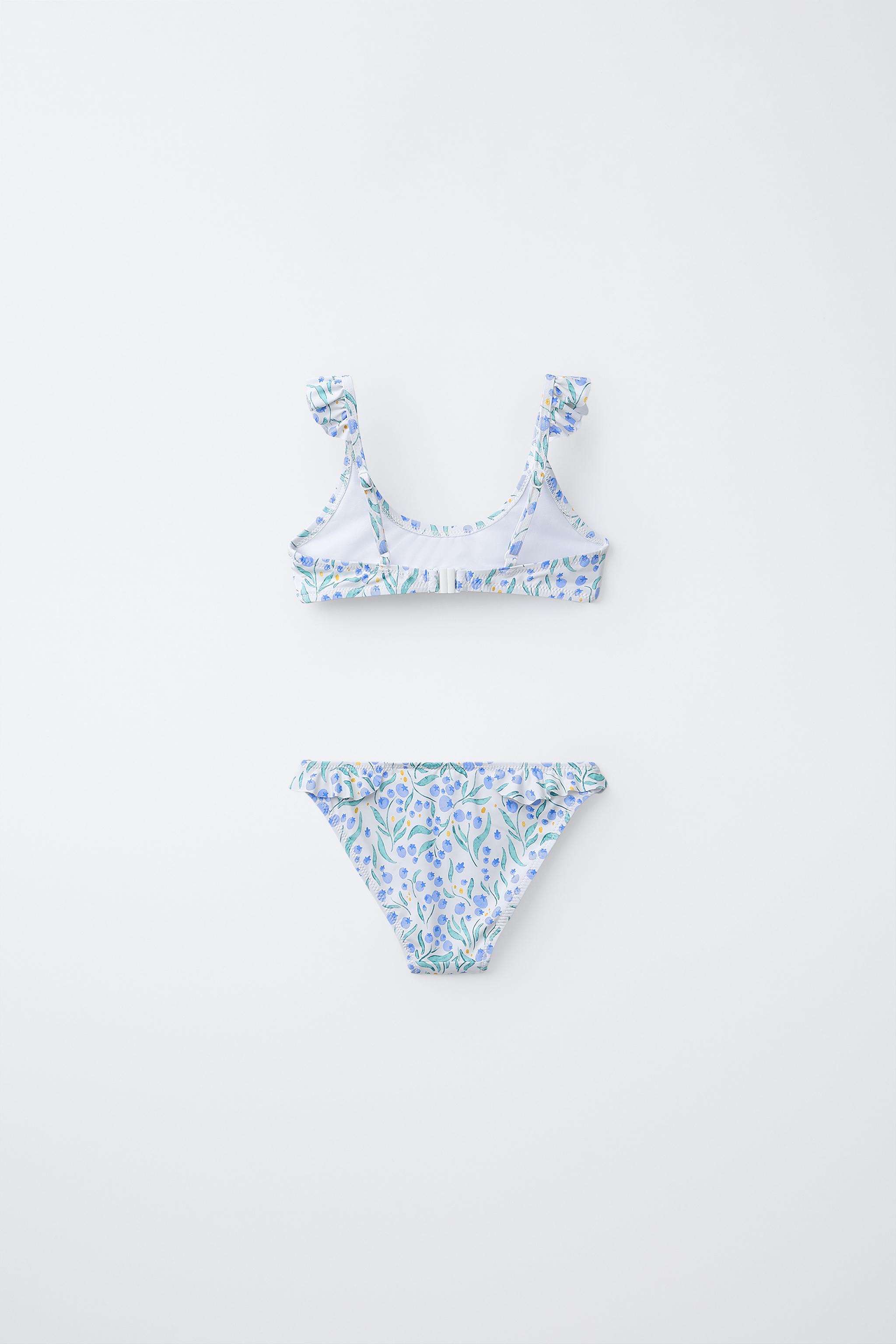 6-14 ANS/ BIKINI À IMPRIMÉ FEUILLES
